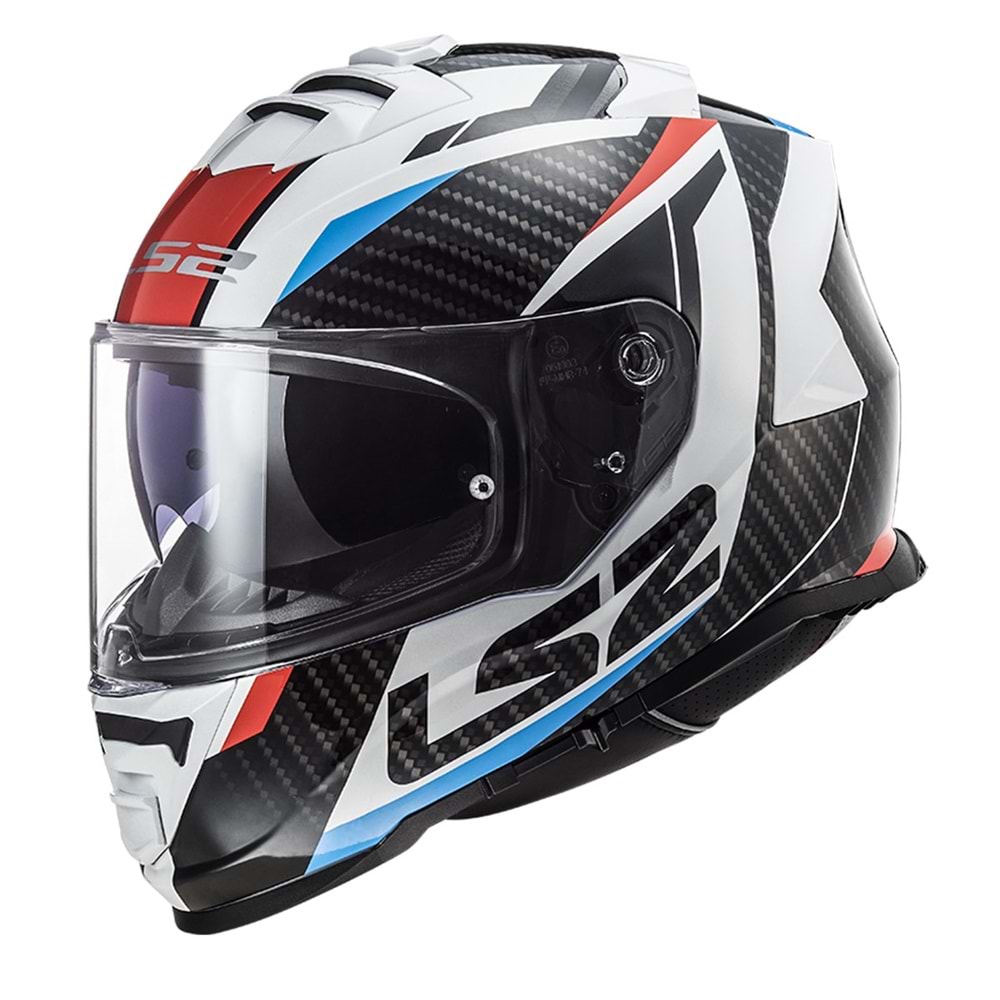 LS2 STORM RACER MAVİ - KIRMIZI - XL