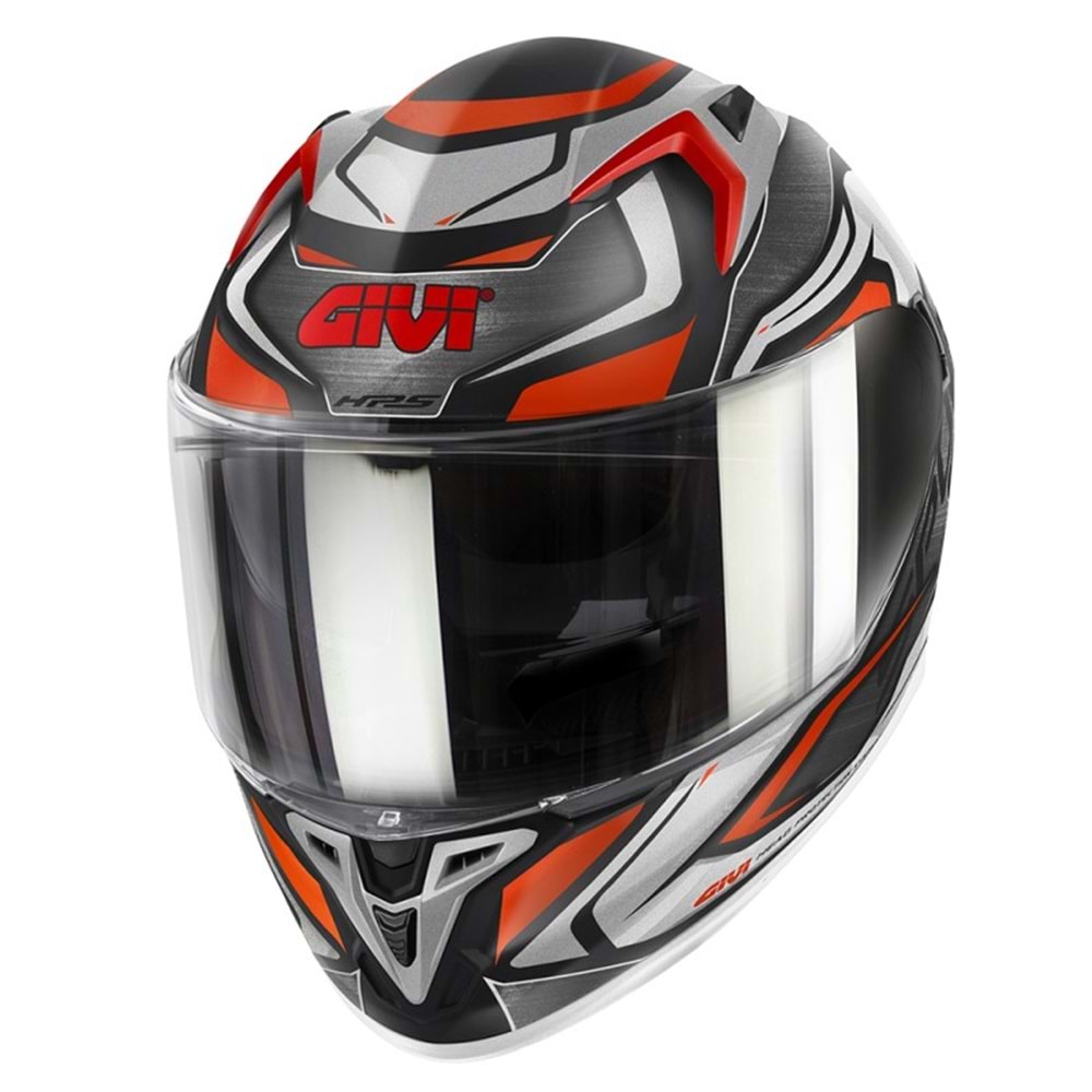 GIVI 50.9 ATOMIC MAT SİYAH - GRİ-KIRMIZI - M