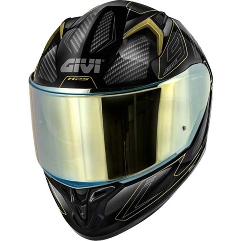 GIVI 50.9 GLOSSY SİYAH-TİTANYUM-GOLD - M