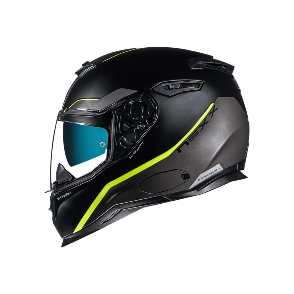 NEXX SX.100 SKYWAY MAT SİYAH - NEON SARI - XL