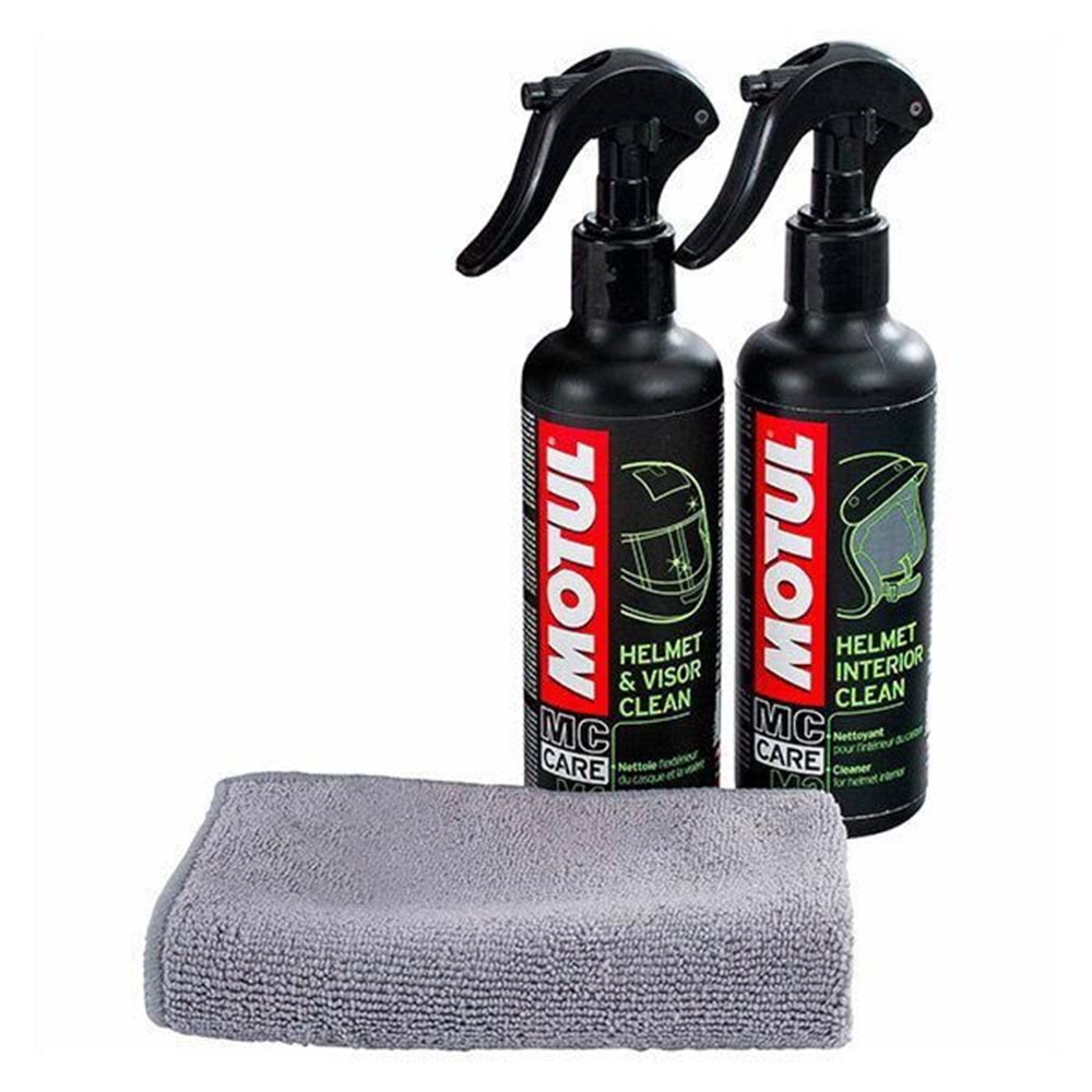 Motul Kask Temizleme Seti (M1 + M2 + Bez Hediyeli)