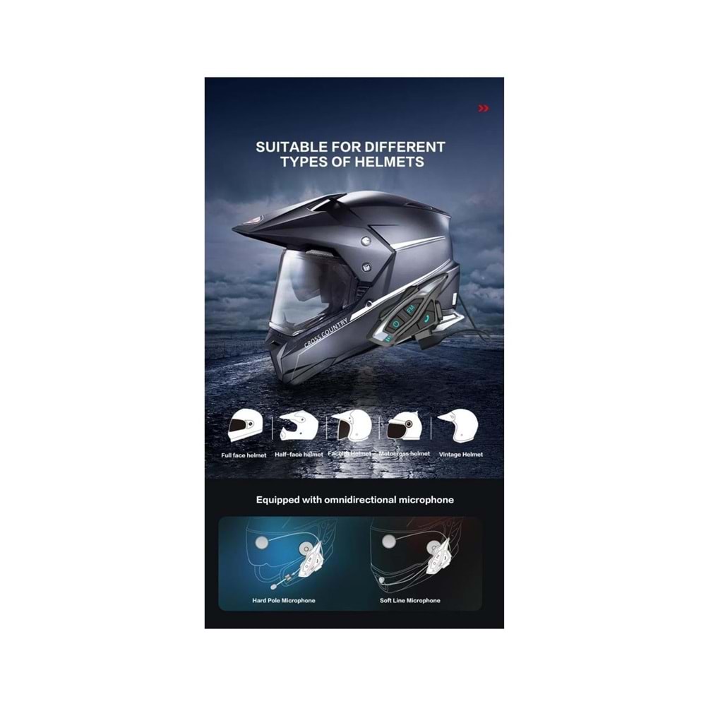 HYSNOX SHARK 02 İNTERCOM