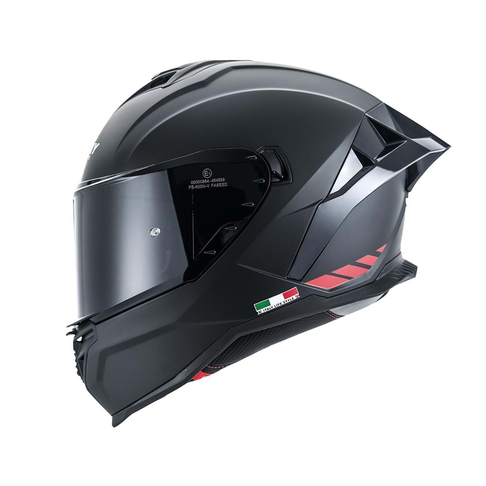 SWAY SW 867 RED STRIP Full Face - STANDART - M - ST00438-STANDART-M