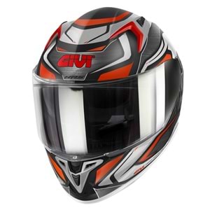 GIVI 50.9 ATOMIC MAT SİYAH - GRİ-KIRMIZI - L