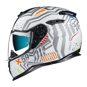 NEXX SX.100 ENIGMA MAT SİYAH - BEYAZ - L