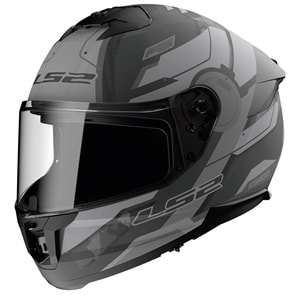 LS2 STREAM 2 SHADOW MAT TITANIUM-GRİ KASK - M