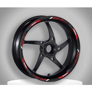 REFLEKTÖR KIRMIZI BASKI YAMAHA R25 UYUMLU 1 SET JANT ŞERİDİ