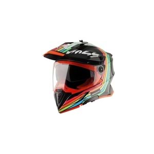 Axor X-Cross X2 Kask Dual Vısor - Dull Black Grey - STANDART - M - ST00427-STANDART-M