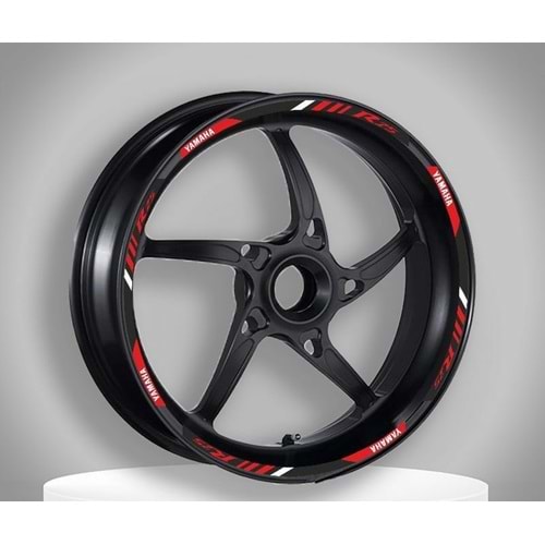 REFLEKTÖR KIRMIZI BASKI YAMAHA R25 UYUMLU 1 SET JANT ŞERİDİ