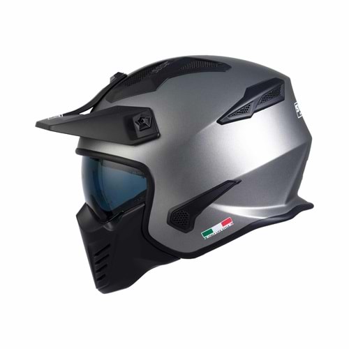 SWAY SW 726X TOKYO Matt Titanium Moduler Kask