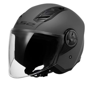 LS2 AIRFLOW 2 MAT TITANIUM KASK - L